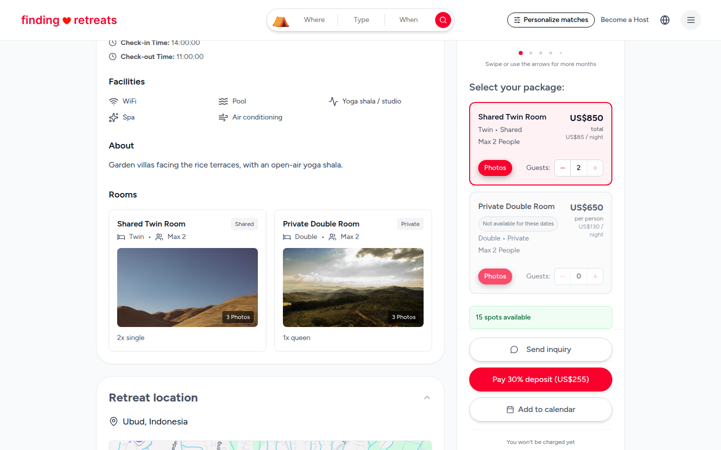 Adding guests to rooms in the booking box (desktop)